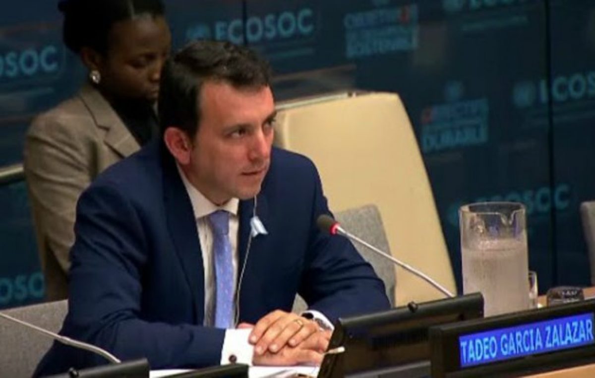 El intendente expuso sobre el modelo de Godoy Cruz en la ONU