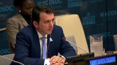El intendente expuso sobre el modelo de Godoy Cruz en la ONU