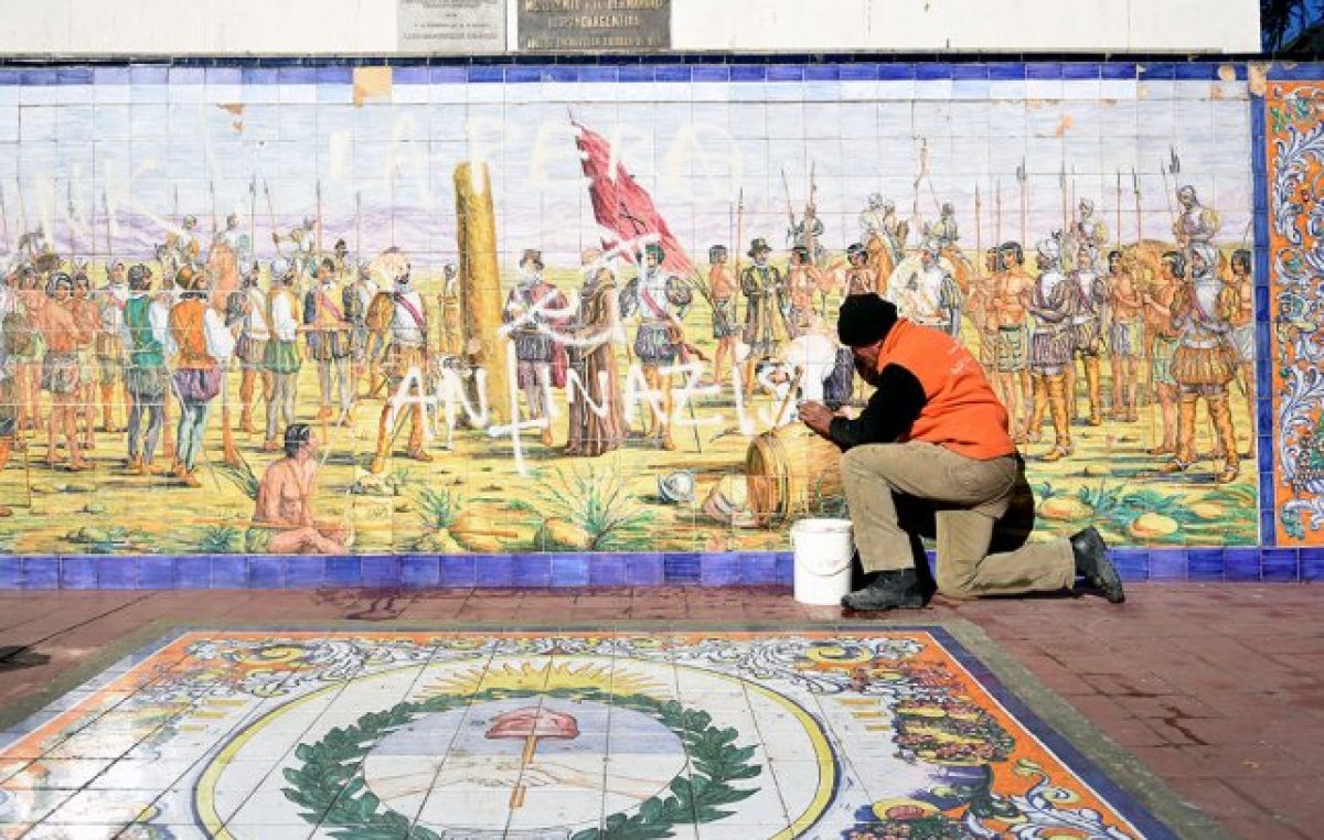 Reparar daños en plazas le cuesta $80.000 a la Municipalidad de Mendoza