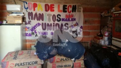 Santa Fe: Un comedor alimenta a más de 300 personas a pesar de no tener gas, iluminación, ni agua potable