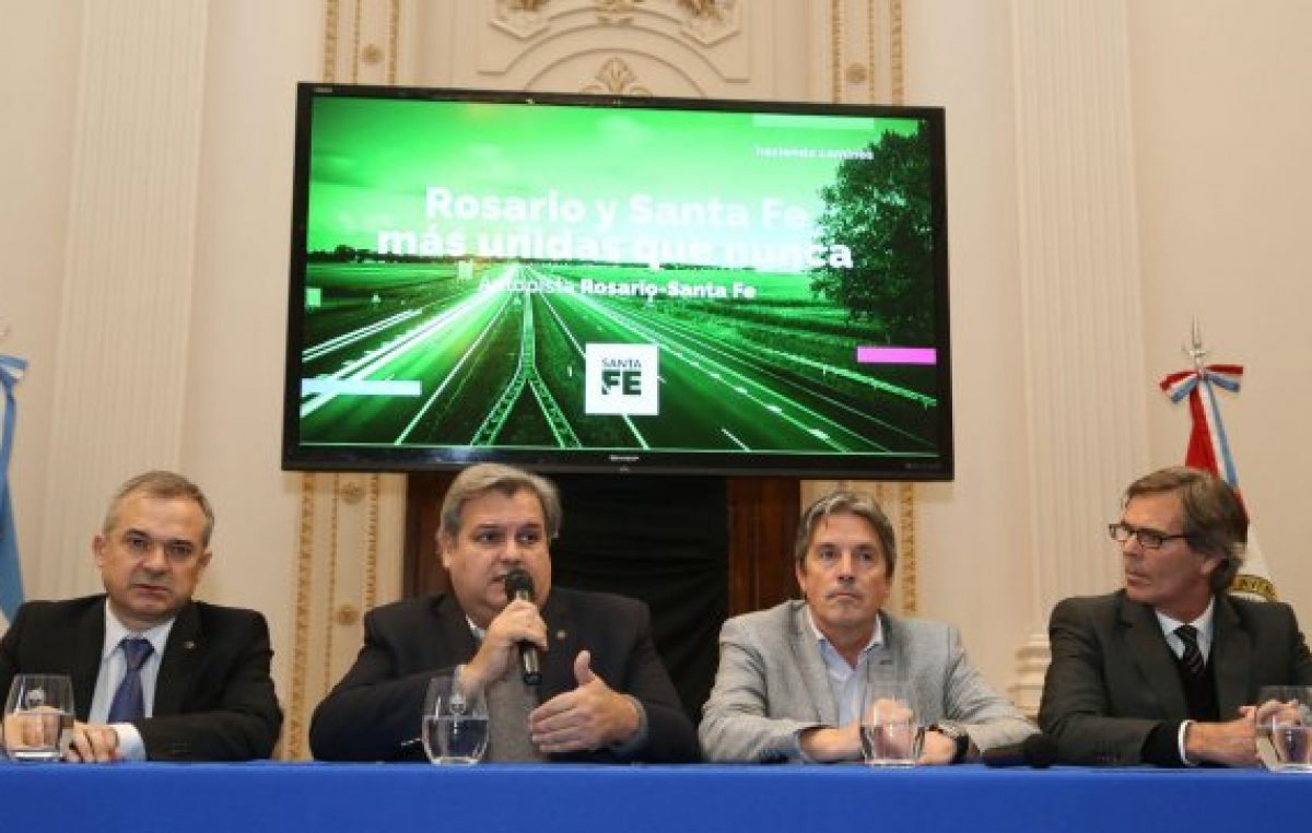 La provincia administrará la autopista Santa Fe – Rosario a través de un fideicomiso