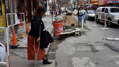 Cómo lidian los cordobeses con las obras céntricas “interminables”