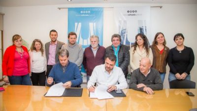 Ushuaia: Vuoto recibió al Intendente de Gualeguaychú y firaron un acuerdo de cooperación