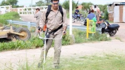 El Intendente salió a limpiar Resistencia