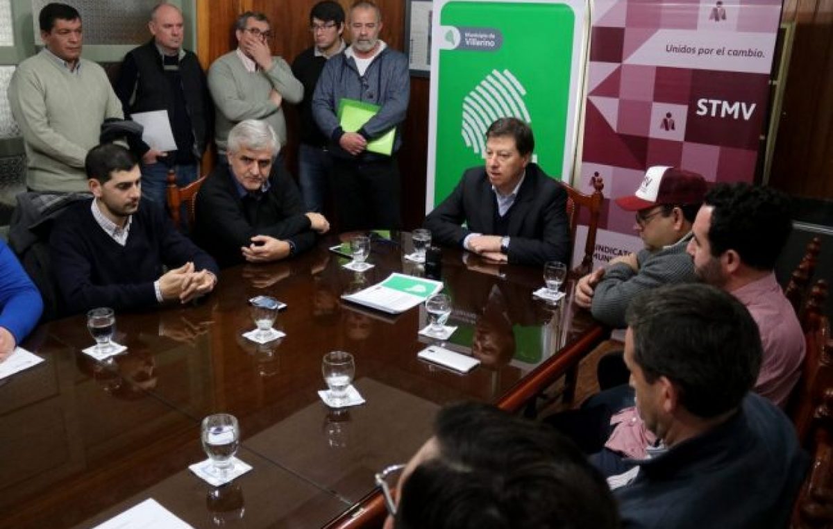 Villarino: el intendente y el gremio municipal acordaron mejoras para 15 becarios