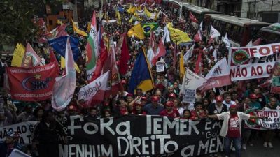 Temer acorralado por la Justicia y una huelga general contra el ajuste