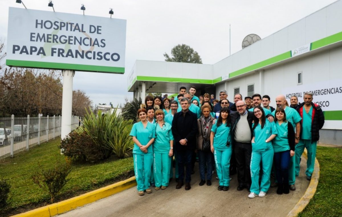 El intendente de Hurlingham transformó el ex upa 24 hs, en el hospital municipal Papa Francisco
