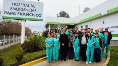 El intendente de Hurlingham transformó el ex upa 24 hs, en el hospital municipal Papa Francisco