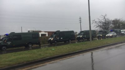 El Gobierno envió a la Gendarmería al acampe de los trabajadores despedidos de Atucha