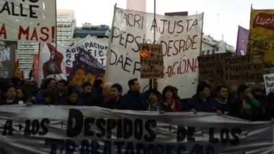 Contra los despidos y la represión