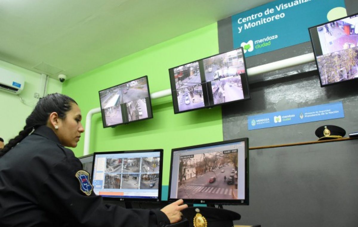Mendoza cuenta con 456 cámaras de seguridad para monitorear la Ciudad