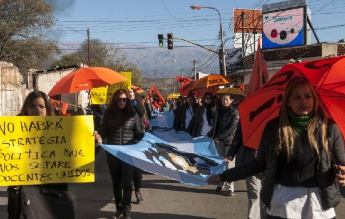 Sin respuesta del intendente, Sidca asegura que no retomarán las clases en Valle Viejo