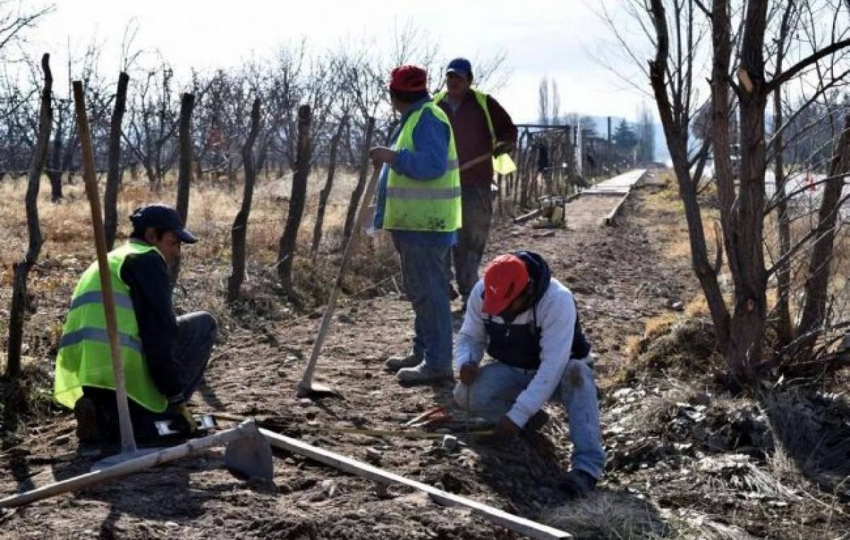 Una ciclovía para recorrer la zona urbana de Tupungato