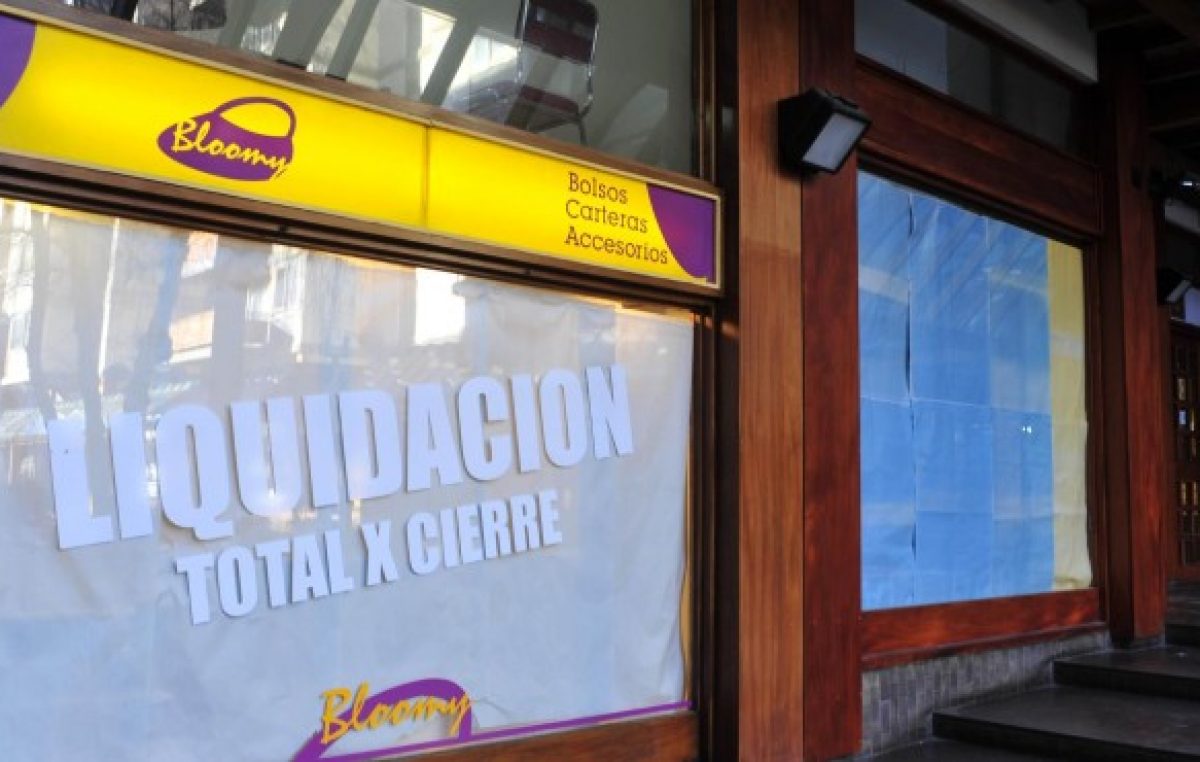 Bariloche: Los cierres de comercios superan a las “altas”