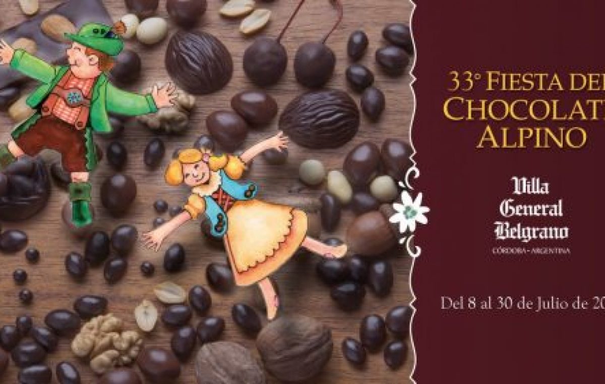 Fiesta del Chocolate Alpino en Villa General Belgrano, a partir del 8 de julio