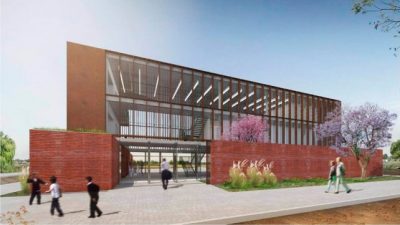 Avanza la construcción del edificio de Escuelas de Trabajo en Santa Fe