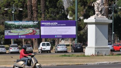 Mendoza: El remozado parque General San Martín se habilitará en octubre