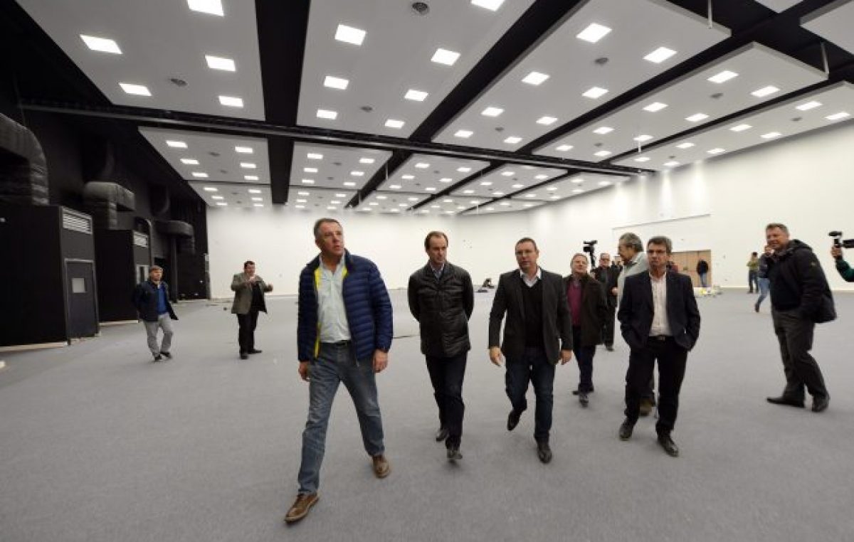 Está a punto de finalizar la obra del centro de convenciones de Paraná 