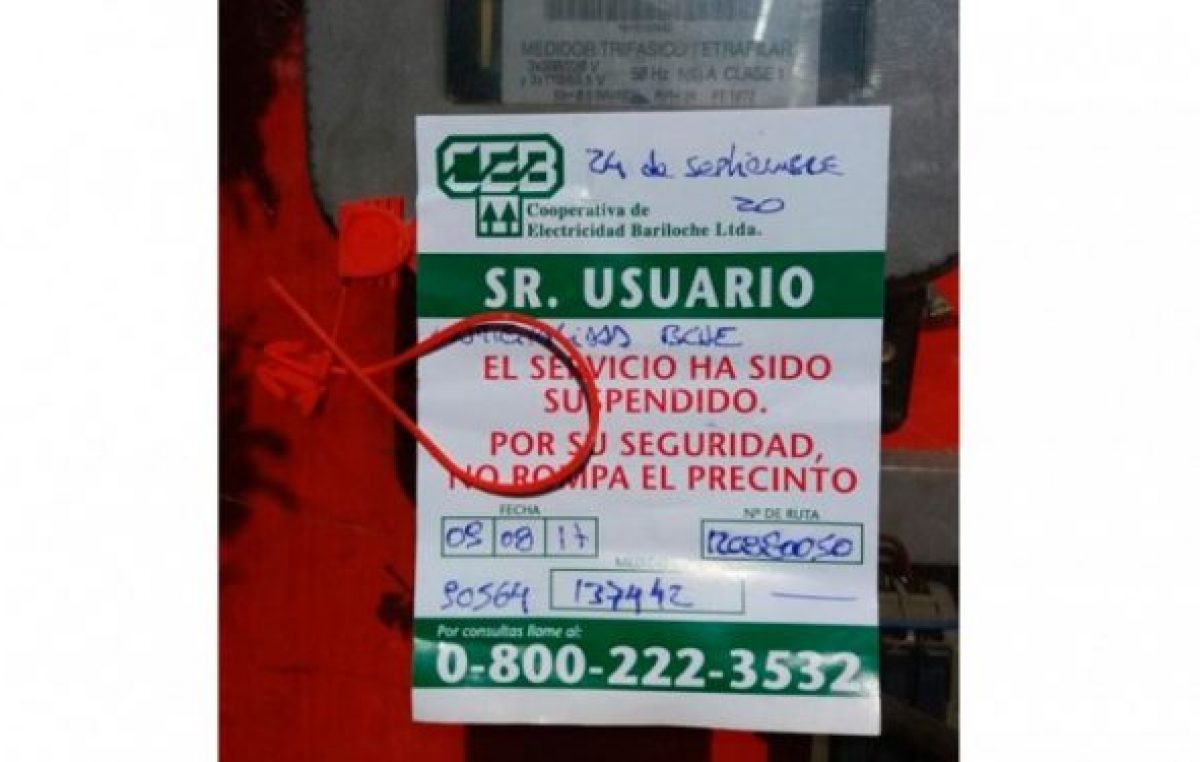 Cortaron la luz en la Municipalidad de Bariloche por falta de pago