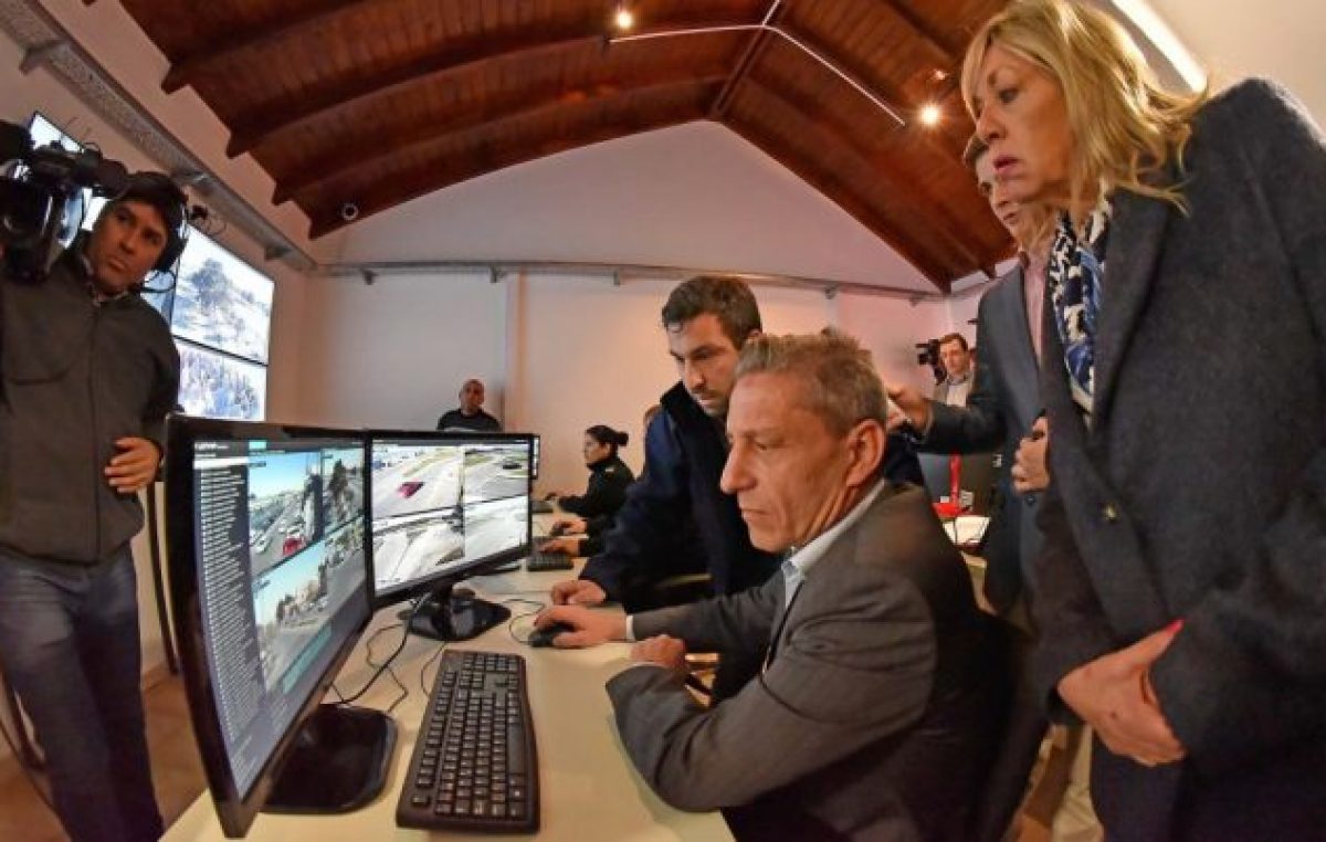 Rawson: Habilitaron el Centro de Monitoreo que tiene 80 cámaras de videovigilancia