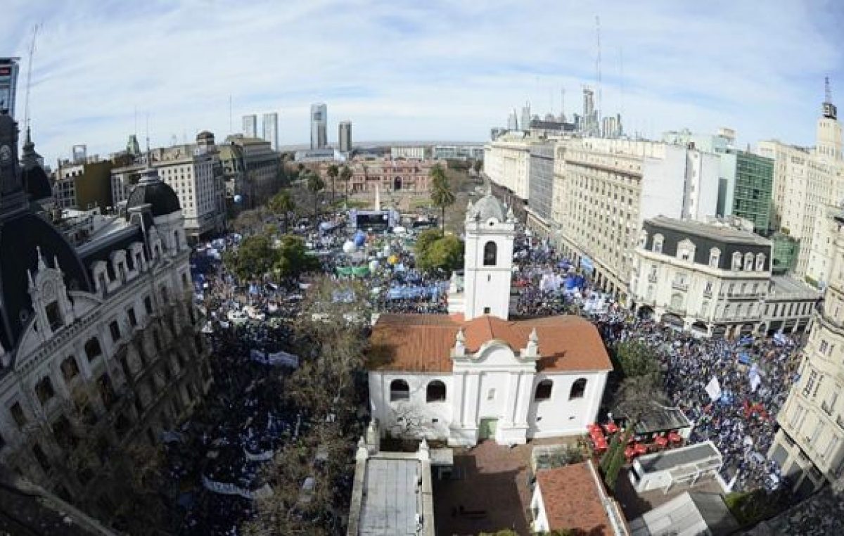 “Venimos con la demanda de trabajo digno y salario justo”