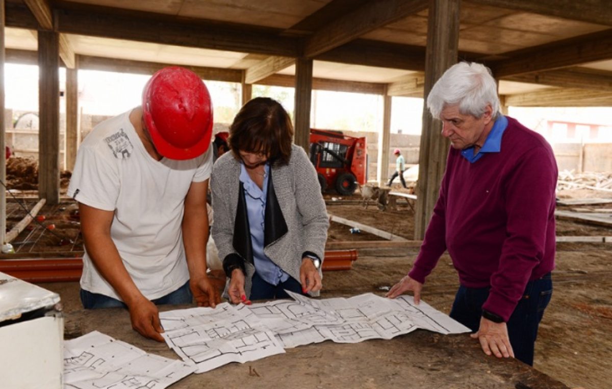 El intendente de San Fernando en la obra del Hospital Municipal: “Es la más importante que estamos haciendo”