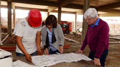 El intendente de San Fernando en la obra del Hospital Municipal: “Es la más importante que estamos haciendo”