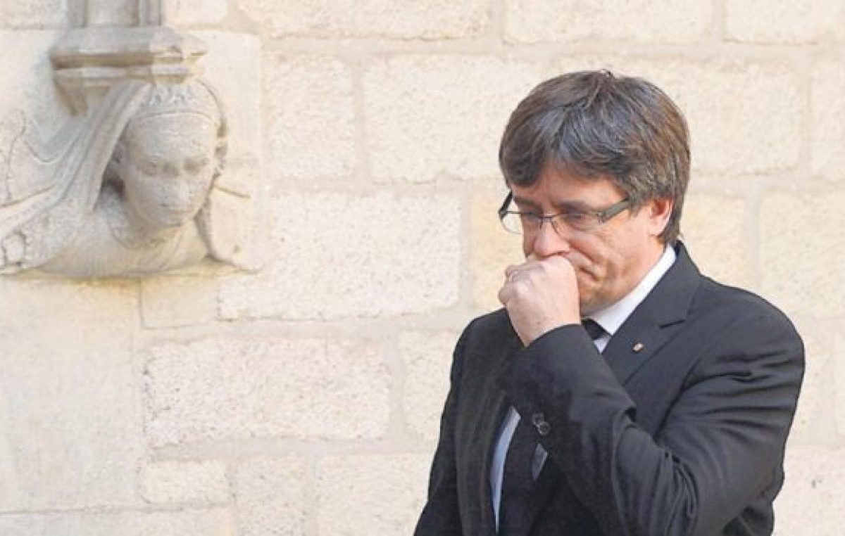 “El arresto del presidente catalán es una opción”
