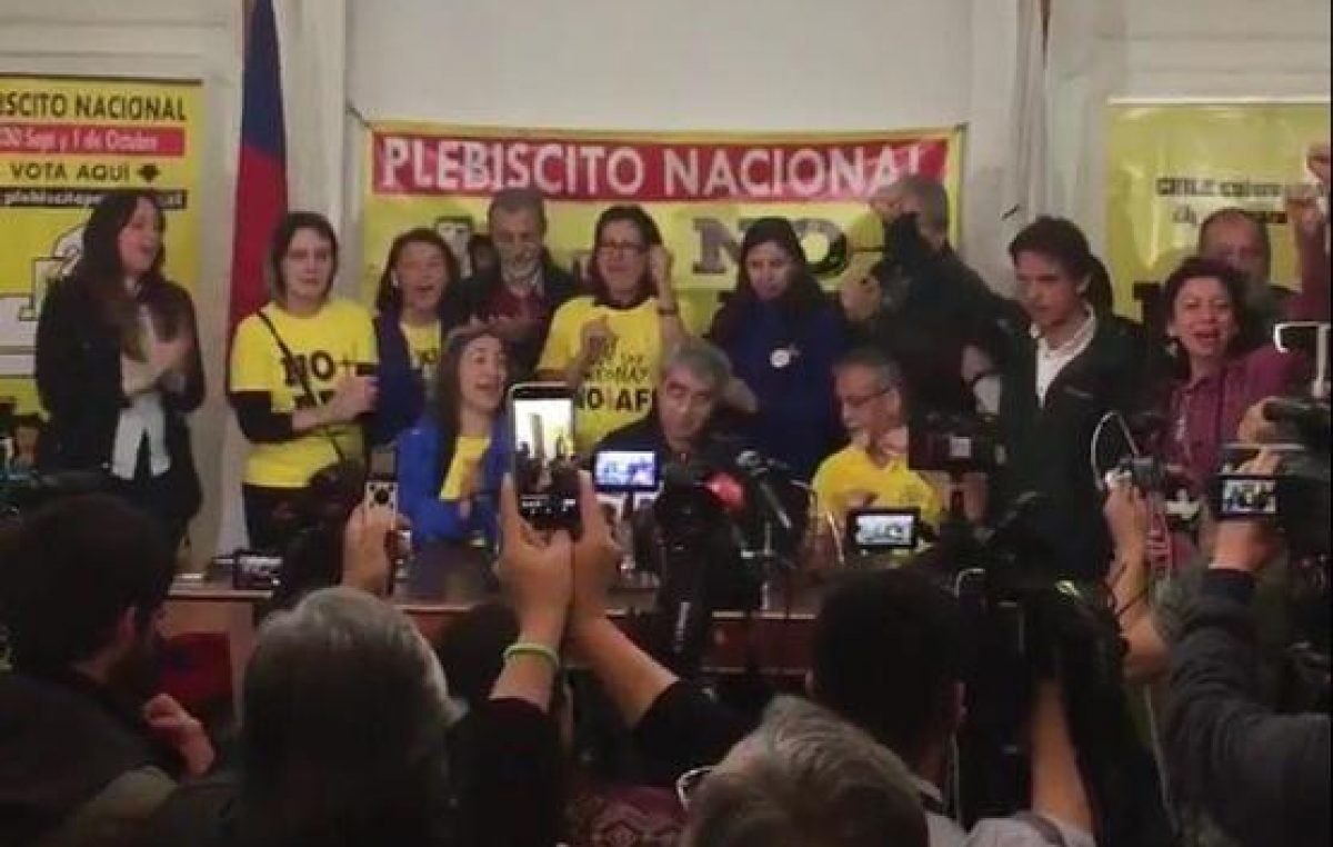 El 97% de los chilenos votaron contra las jubilaciones privadas
