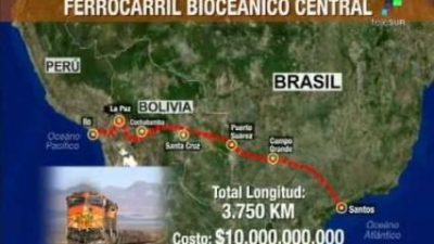 Bolivia y Suiza firmarán el 14 de diciembre acuerdo para impulsar tren bioceánico