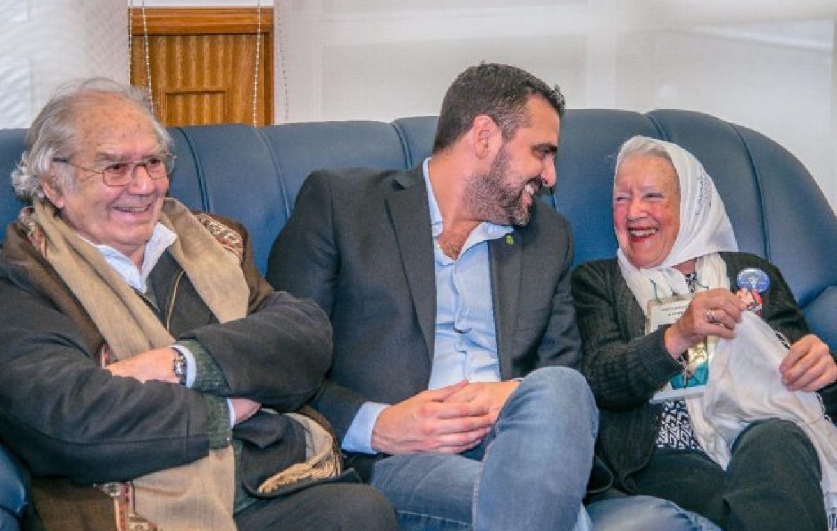 Nora Cortiñas y Pérez Esquivel visitaron la Intendencia de Ushuaia