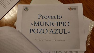Pozo Azul ya es municipio con el voto unánime de los diputados, el primero creado desde la vuelta de la democracia