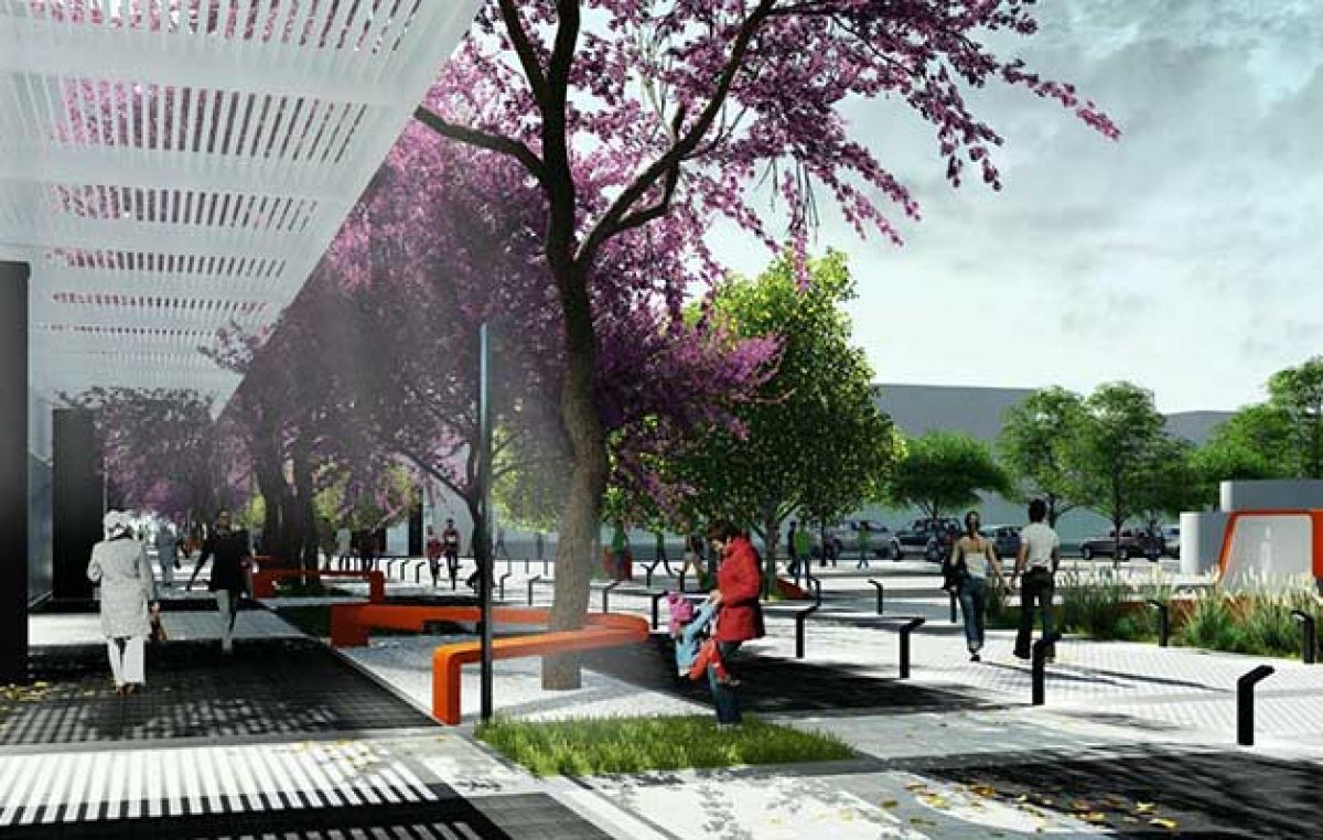Así quedaría la nueva peatonal de Villa María