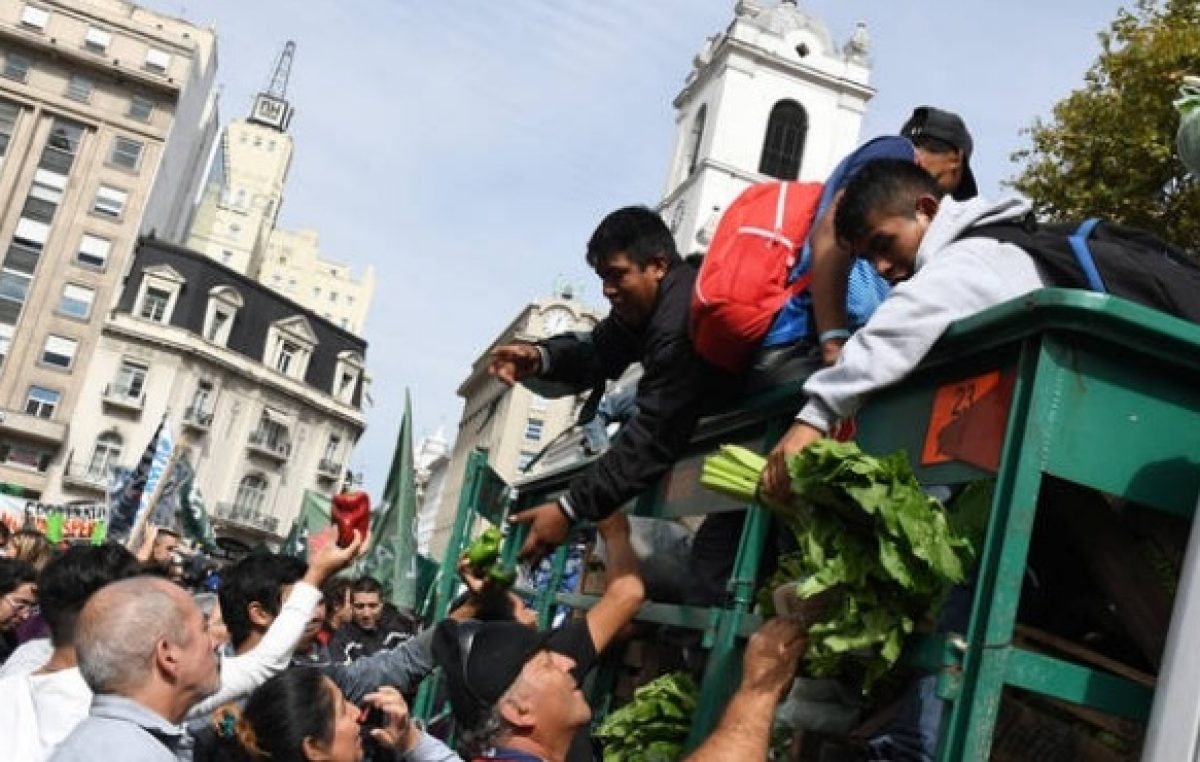 Verdurazo en la Rosada