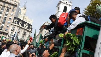 Verdurazo en la Rosada
