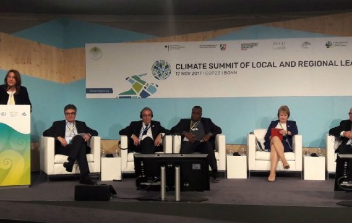 La Intendenta de Rosario expuso en un panel de la ONU contra el cambio climático