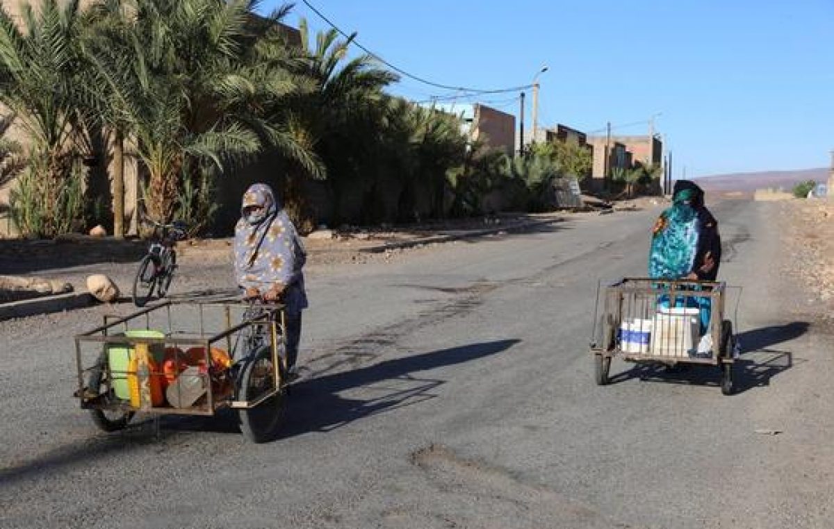 Falta de agua provoca desesperación y protestas en Marruecos