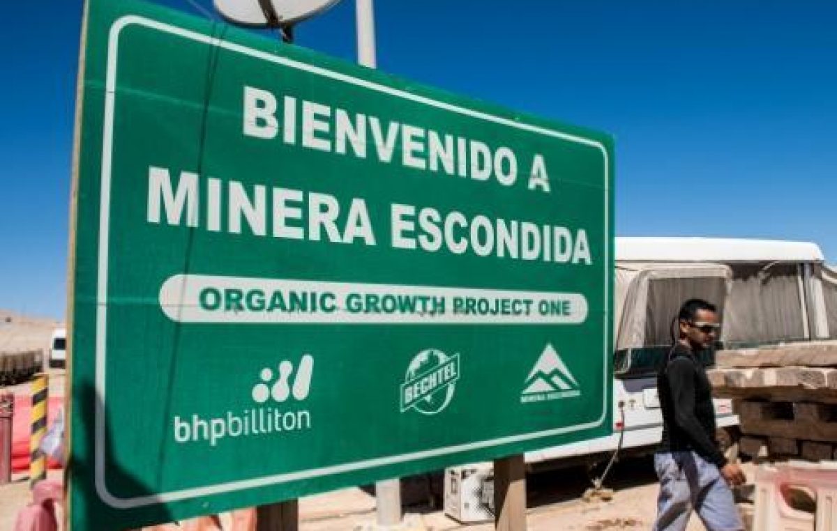 Minera Escondida despide al 3% de sus trabajadores en Chile