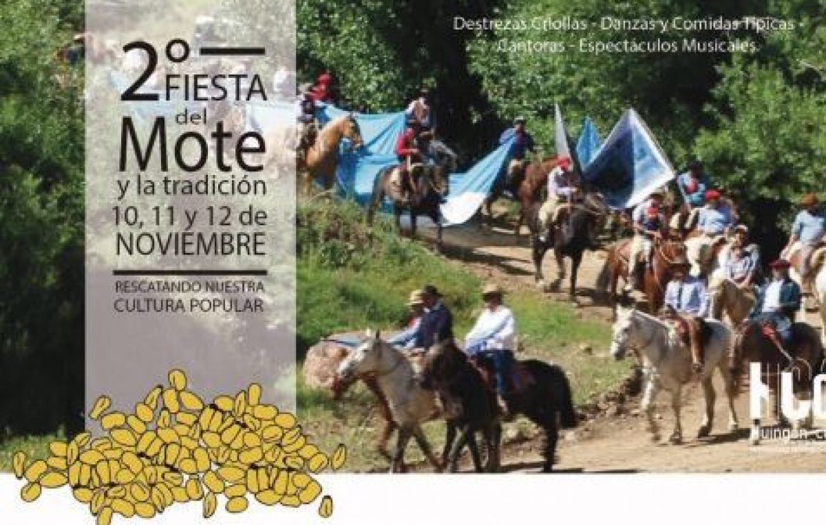 Este finde, Fiesta del Mote en Huinganco