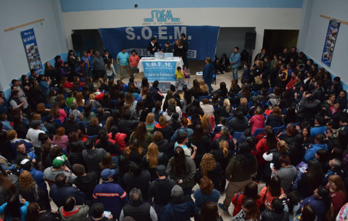 SOEM Río Gallegos implementó “retención de servicio” y “paro”