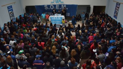 SOEM Río Gallegos implementó “retención de servicio” y “paro”