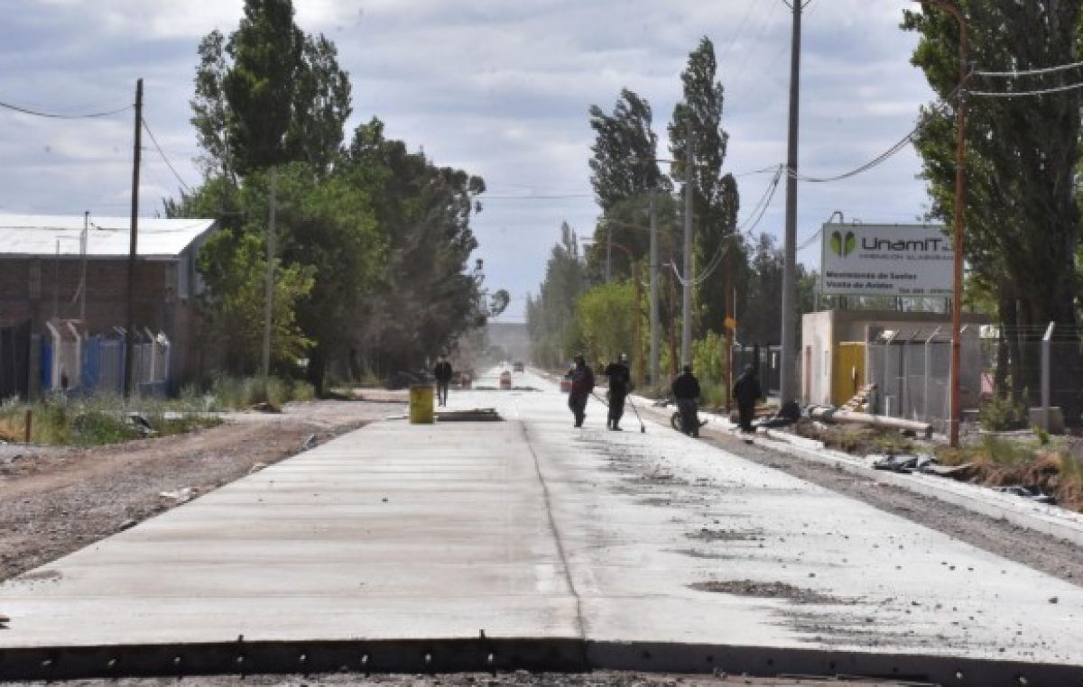 Ejecutan obras por 218 millones en Cipolletti