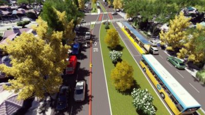 El intendente de Neuquén anunció que en marzo estará terminada la primera etapa del Metrobús