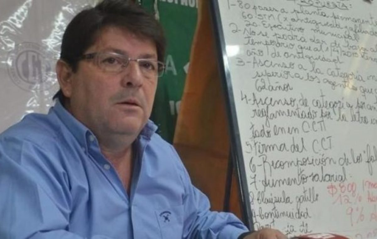 El Sindicato de Municipales de Bahía le pide a Gay la reapertura inmediata de paritarias