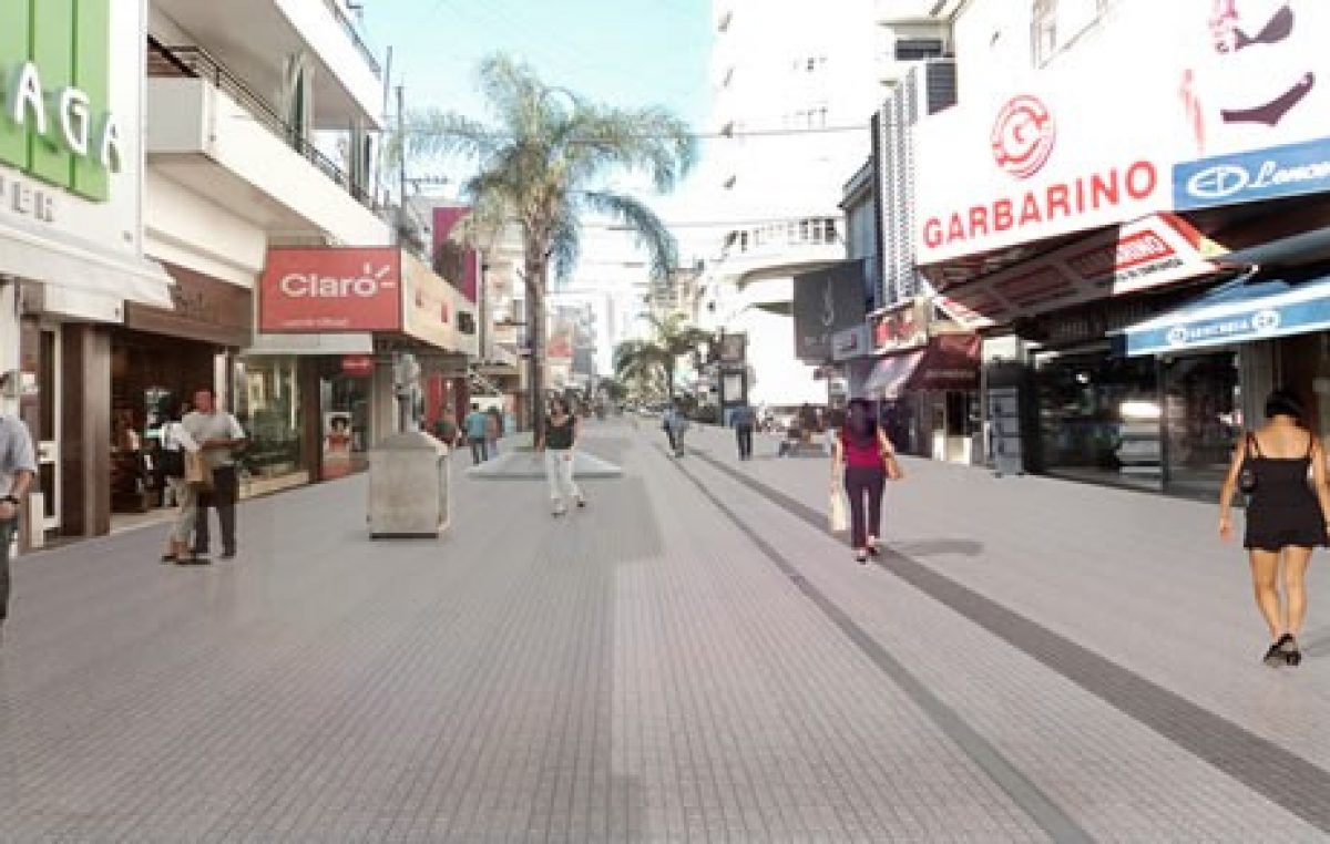 Licitan la remodelación de parte de la peatonal santafesina