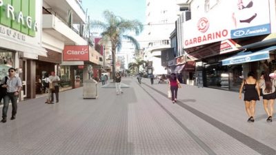 Licitan la remodelación de parte de la peatonal santafesina