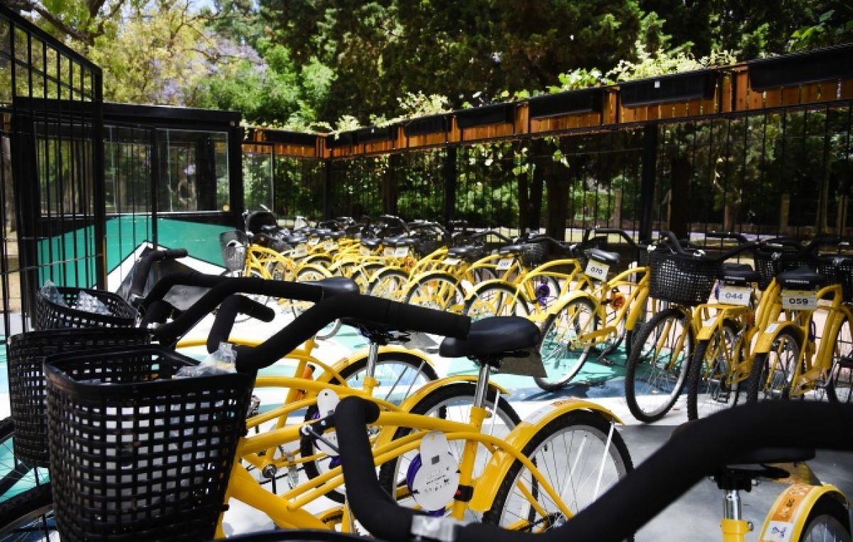 Movete en bici: Los platenses ya pueden pedir una bicicleta prestada en el Bosque