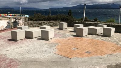 Avanzan las mejoras en la costanera de Bariloche con fondos de la ecotasa