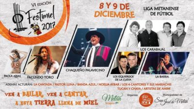 8 y 9 de diciembre Festi Miel en San José de Metán