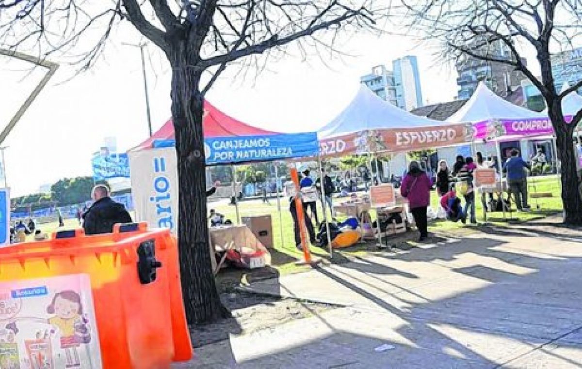 Más de 11 mil rosarinos pasaron por los canjes de residuos reciclables